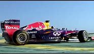 Red Bull Racing F1 on Burj Al Arab's Helipad
