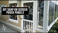 How to Make Snap-On Enclosure Panels for a Screen Porch