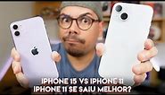 IPHONE 15 vs IPHONE 11: FOTOS DO IPHONE 11 FICARAM MELHORES? (TESTE DE CÂMERAS)