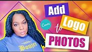 Watermark - How to add Your Logo Overlay To Images✨ Canva Tutorial ✨ Hack for Multiple Photos