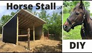 HORSE BARN TOUR: How to build a 2 horse stall for under $1700! DIY+TUTORIAL