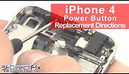 How to Fix iPhone 4 Power Button Not Working