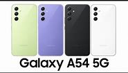 All Colors of Galaxy A54 5G: Design and colors Options