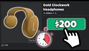 Buying The Gold Clockwork Headphones!!