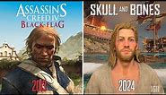 Skull and Bones vs Assassin's Creed 4 Black Flag (Part 2) - Details and physics comparison