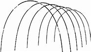 Greenhouse Hoops Grow Tunnel 30 Pcs 16 Inch Up to 6 Sets of 7ft Long Plastic-Coated Rust-Proof Fiberglass Garden Hoops for Raised Beds with 25 Pcs Metal Connect Pipes and 20 Clamps
