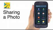 How to Share a Photo on the Jitterbug Touch3 Smartphone