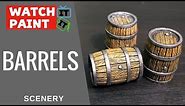 How to Paint Wooden Barrels