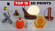 15 COOL 3D Prints That Will Easily Inspire Your Next Project