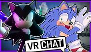 Movie Sonic Meets Mephiles The Dark In VR CHAT!!