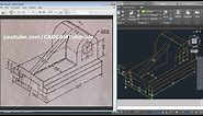 AutoCAD 2015 Isometric Drawing Tutorial | AutoCAD Isometric Drawing Exercises