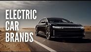 Electric Car Brands – List and Logos of All Electric Car Companies