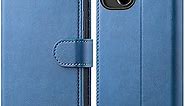 OCASE Compatible with iPhone 15 Wallet Case, PU Leather Flip Folio Case with Card Holders RFID Blocking Kickstand [Shockproof TPU Inner Shell] Phone Cover 6.1 Inch 2023, Light Blue