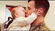 Excited Babies Reactions When Daddy Comes Home - Funny Baby And Daddy