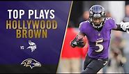 Highlights: Marquise 'Hollywood' Brown's Best Plays vs. Vikings