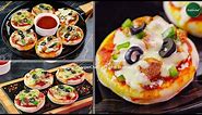 Mini Pizza Recipe Without Oven by SooperChef (Bakery Style Pizza Bites)