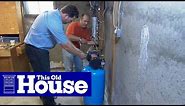 How to Install a Water Pressure Booster | This Old House
