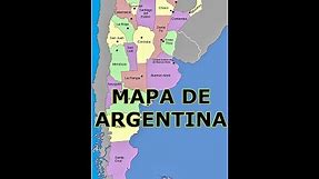 MAPA DE ARGENTINA