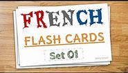 Learn French Vocabulary through Flash Cards #01