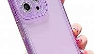 YUMUPIFE Compatible with iPhone 11 Pro 5.8 inch Case，Glitter Bling Cute Clear for Women Girls Case Soft TPU Silicone Shockproof Case Designed for iPhone 11 Pro-Purple