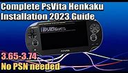 PsVita Henkaku Complete Guide | Unlock your Vita 3.65-3.74