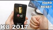 How to: LG K8 2017 Hard reset