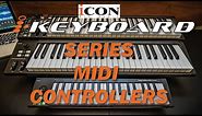 iCON Pro Audio iKeyboard Series MIDI Controllers Overview - YouTube