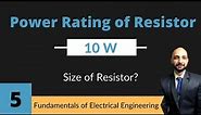 What is Power Rating of a Resistor | Why Power Rating Matters ? TheElectricalGuy
