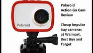Polaroid Sport go cam Action Camera id757 review video footage sound demo cheap cams at Walmart
