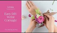 EASY DIY Wrist Corsage by Flower Moxie ~SUPER FAST TUTORIAL~