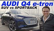 Audi Q4 e-tron SUV vs Sportback driving REVIEW - now the best EV SUV ? ⚡