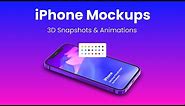Create awesome 3D iPhone mockups in under 2 minutes