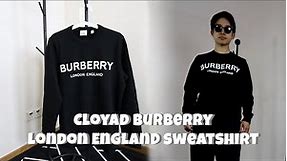 Cloyad's Burberry London England sweatshirt review