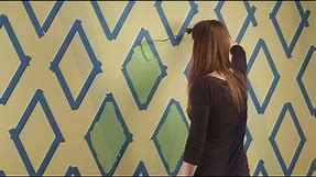 How to Paint Diamonds on Your Walls - Sherwin-Williams
