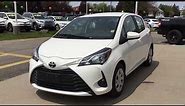 NEW 2019 Toyota Yaris LE Review / 1000 Islands Toyota Brockville