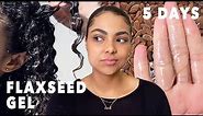 I Tried Flaxseed Gel On My Curly Hair Every Day For 5 Days