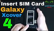 Galaxy Xcover 4 Insert The SIM Card