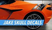 2023 Corvette Z06 Jake Skull Decals