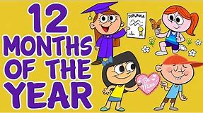 Months of the Year Song - 12 Months of the Year - Kids Songs by The Learning Station