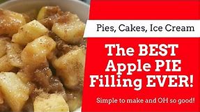 Best Apple Pie Filling Ever! FULL RECIPE & CORNSTARCH AMOUNT IS IN DESCRIPTION BOX :D