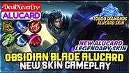 Obsidian Blade Alucard New Skin Gameplay [ Top Global Alucard ] •DevilNeverCry• - Mobile Legends