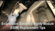Evaporative System Integrity Module (ESIM) Replacement Tips