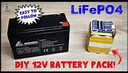 Homemade 12V LiFePO4 battery pack!
