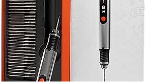 Culiau's Customizer Engraving Pen: Ultimate Cordless Portable for Artists & DIYers - Engrave 50+ Surfaces - Beginner Friendly - Rechargeable - Free 30 Bits & Mastery Guide