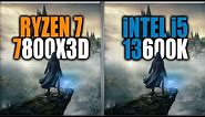 Ryzen 7 7800X3D vs 13600K Performance Benchmarks - Tested in 15 Games and Applications