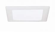 Halo 9 in. White Recessed Ceiling Light Square Trim with Glass Albalite Lens 10P