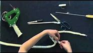 How to Finish your Horse Lead Rope (Popper end) or Dock Line - Class 1 Double Braid End Splice