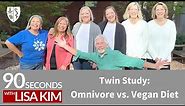 Twin Study: Omnivore vs. Vegan Diet | 90 Seconds w/ Lisa Kim