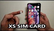 iPhone XS / XS Max SIM Card How to Insert or Remove!