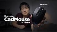 CadMouse Pro Wireless Unboxing and Review - Mouse for CAD Professionals - 3Dconnexion